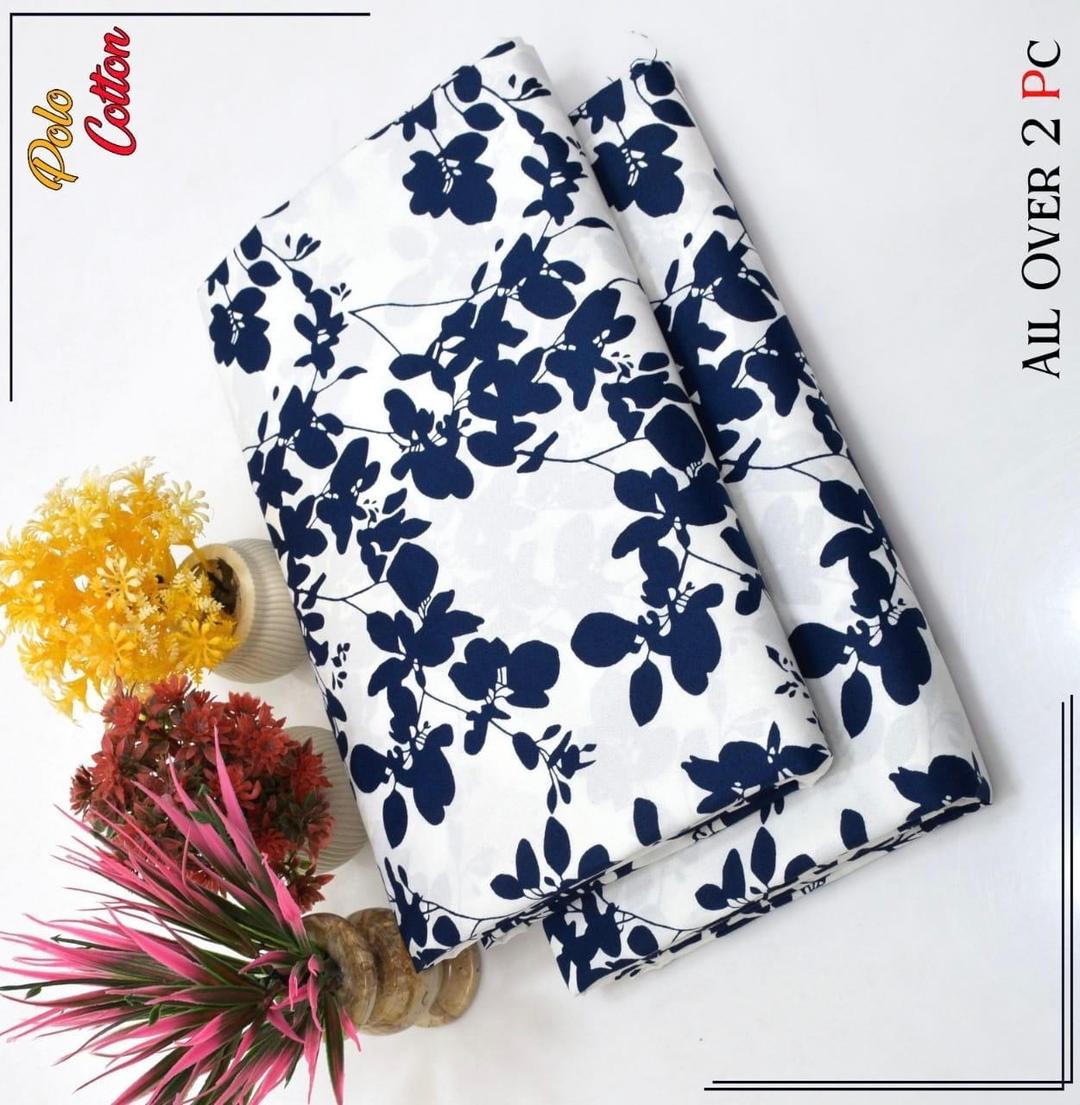 2 Pcs Women’s Unstitched Printed Suit