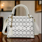 Women’s PU Leather Printed Shoulder Bag – Stylish Everyday Tote (Multiple Colors)