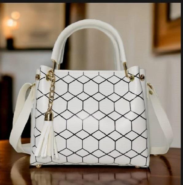 Women’s PU Leather Printed Shoulder Bag – Stylish Everyday Tote (Multiple Colors)