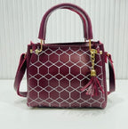 Women’s PU Leather Printed Shoulder Bag – Stylish Everyday Tote (Multiple Colors)