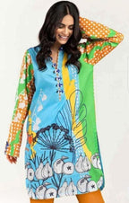 Women’s Unstitched Swiss Lawn Printed Shirt